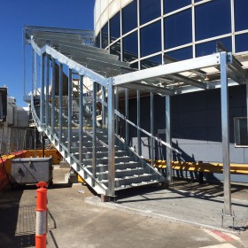 Steel Staircase for Sydney International Airport