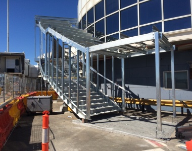 Steel Staircase for Sydney International Airport