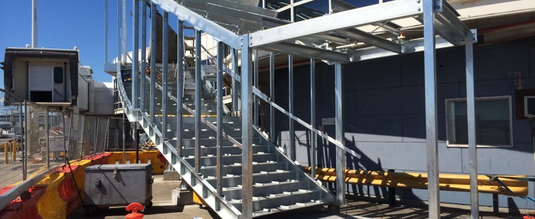 Steel Staircase for Sydney International Airport