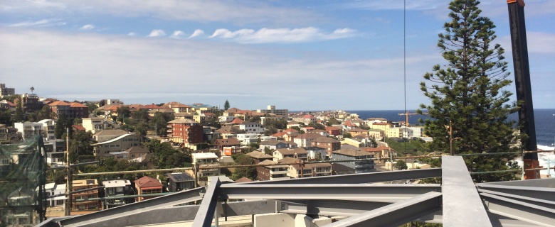 Tamarama Structural Steel Roof